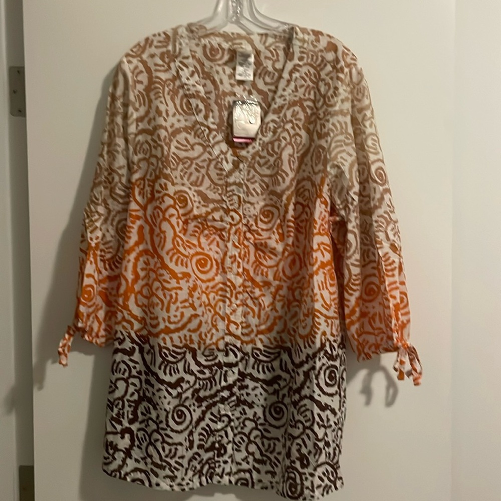 3x just my size 100% cotton top.